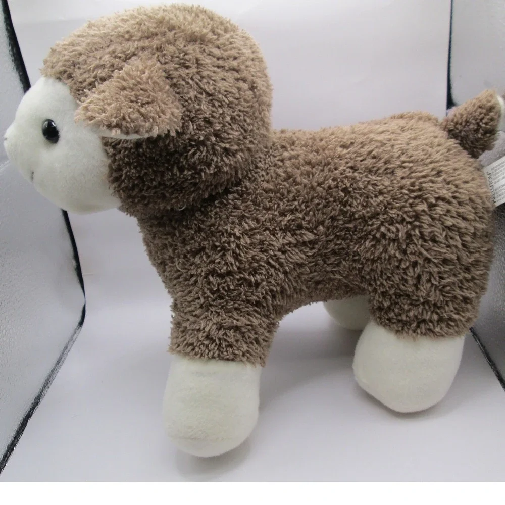 Kellytoy 2017 stuffed brown white lamb plush stuffie animal sheep medium